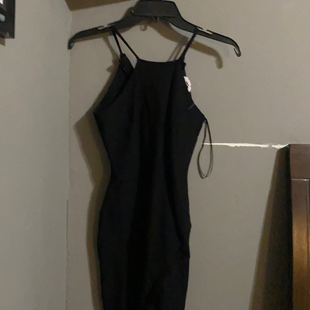 Agaci black mini dress